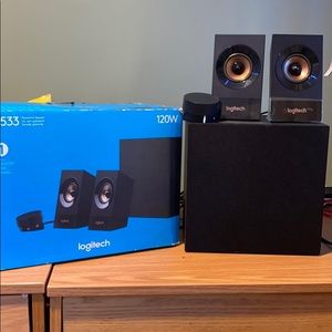 120W Logitech speakers